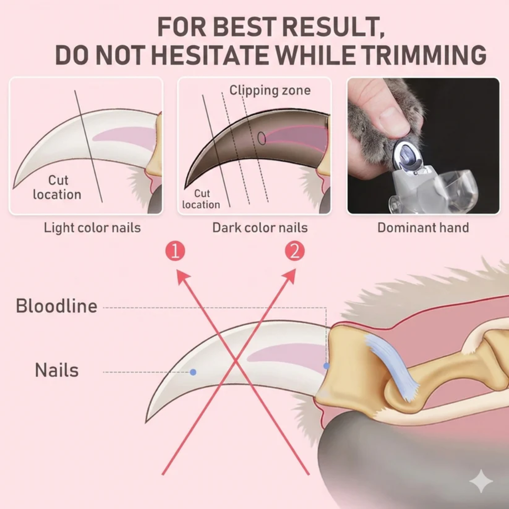 SafeTrim™ Coupe-ongles Led Pour Chien