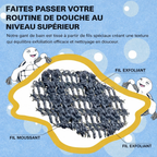 Serviette De Douche Antibactérienne Exfoliante Blissal