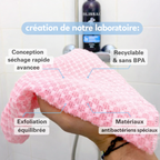 Serviette De Douche Antibactérienne Exfoliante Blissal